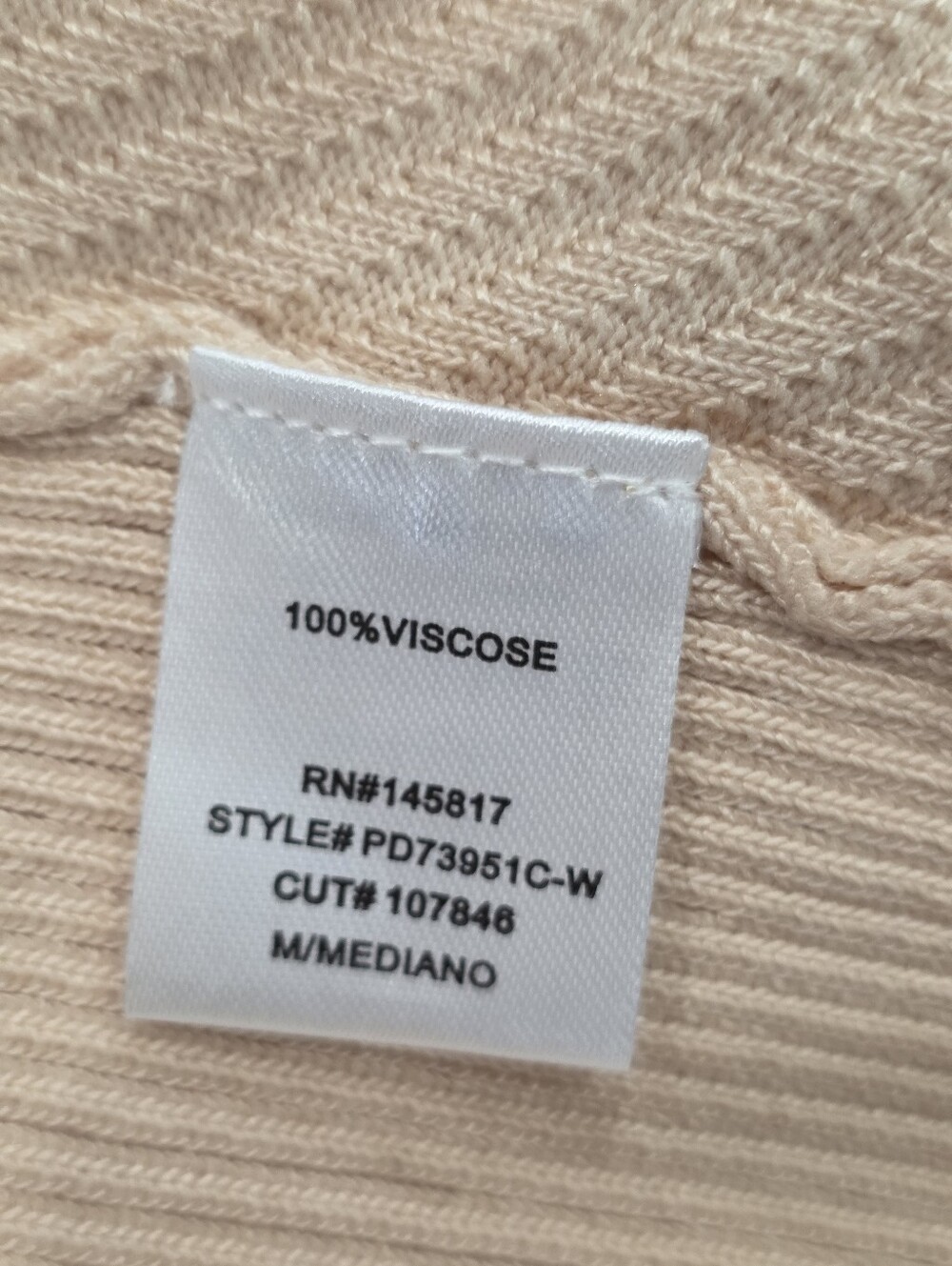 Nwt RIBBED midi Dress Collared Button Knit Midi Beige Corpcore Academia Y2K - Picture 9 of 13